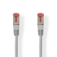 Nedis CAT6 Netwerkkabel | RJ45 Male | RJ45 Male | SF/UTP | 0.50 m | Rond | PVC | Grijs | Label - CCGL85220GY05 - thumbnail