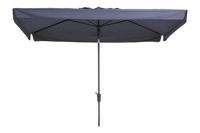 Madison stokparasol Delos luxe Safier Blue 200x300 cm. - thumbnail