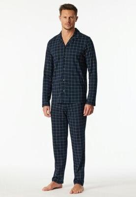 Schiesser Schiesser Heren Pyjama Long nightblue 183176 58/3XL
