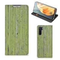 OPPO Reno3 | A91 Book | Wallet Case | Green Wood - thumbnail