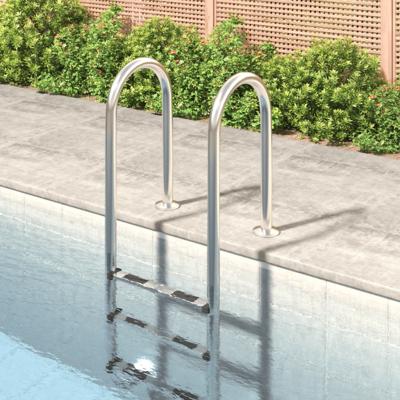 VidaXL Zwembadladder 54x38x158 cm 304 roestvrijstaal VidaXL Zwembadladder 54x38x158 cm 304 roestvrijstaal