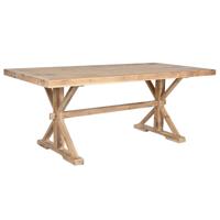Eettafel Home ESPRIT Natuurlijk Hout 200 x 100 x 80 cm - thumbnail
