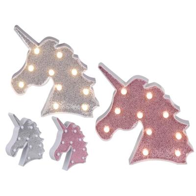 Basic Eenhoorn glitter led-licht