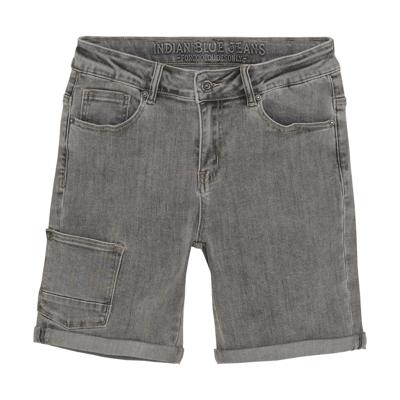 Indian Blue Jeans Zomer jeans short jongens - grijs - wide fit