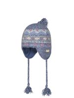 Barts Toucam Inka Muts Dames Navy One Size - thumbnail