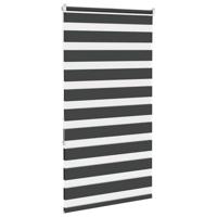 Zebra rolgordijn 70x150 cm stofbreedte 65,9 cm zwart - thumbnail