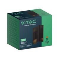V-TAC VT-1189-B LED Moderne Wandlamp - Omhoog/Omlaag - IP65 Waterdicht - Zwarte Behuizing - 12W - thumbnail