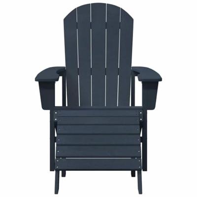 Tuinstoel 2 pcs Marineblauw 83 x 74 x 92 cm Polyetheen