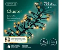 LED clusterverlichting warm wit / klassiek warm 768 lampjes - thumbnail