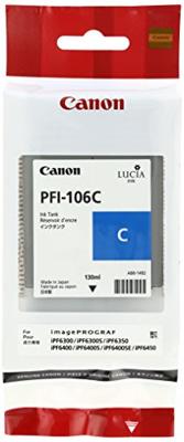 Canon Inktcartridge PFI-106 C Origineel Cyaan 6622 B 001