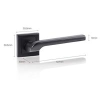 Deurklink Yale YPP7-S-PE Sienna Zwart Aluminium - thumbnail