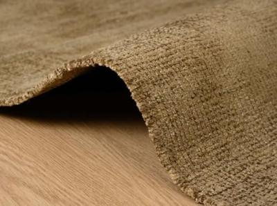 Tapeso Viscose vloerkleed - Gem olijfgroen - 70x140 cm