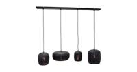Urban Interiors Hanglamp 'Fez' 4-lamps, kleur Zwart - thumbnail