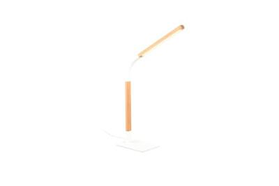 Trio Flexibele tafellampNorris wit met hout - 545210131