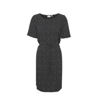 Saint Tropez jurk Femma met stippen zwart - thumbnail