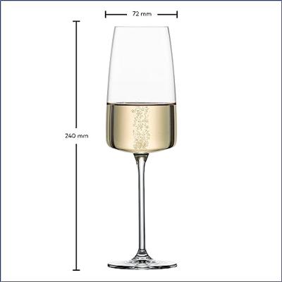 Zwiesel Glas Champagneglazen - Flutes - Vivid Senses Light & Fresh - 380 ml - 2 stuks