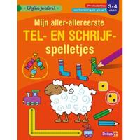 Oefen je slim! Mijn aller-allereerste tel- en schrijfspelletjes - Znu - Paperback (9789044750065) - thumbnail