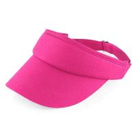 Beechfield CB41 Sports Visor - Fuchsia - One Size - thumbnail