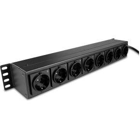 Lindy 73025 energiedistributie 8 AC-uitgang(en) 1.5U Zwart Lindy 73025 energiedistributie 8 AC-uitgang(en) 1.5U Zwart