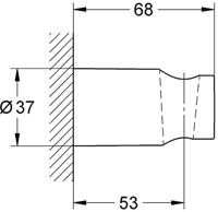 GROHE - Douchehouder voor wandmontage - thumbnail