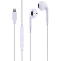 GL069 8 Pin Port Bluetooth Module Pop-up Window Wired Stereo Earphones with Mic (White) - thumbnail