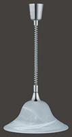 Trio Hanglamp Met KapSeries 3407 chroom met mintglas - 301700107 - thumbnail