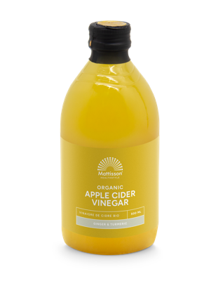 Mattisson HealthStyle Biologische Appel Cider Vinegar Ginger & Turmeric Mattisson HealthStyle Biologische Appel Cider Vinegar Ginger & Turmeric