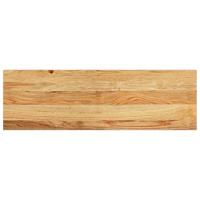 Vensterbanken 2 st 80x30x2 cm massief eikenhout lichtbruin - thumbnail