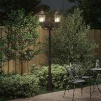 VidaXL Tuinverlichting brons 68 x 20 x 235 cm aluminium en glas - thumbnail