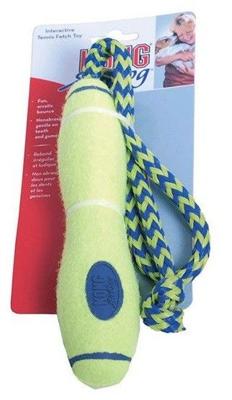 Hond Air Dog Squeakair stick met touw medium Kong Gebr. de Boon - Kong Hond Air Dog Squeakair stick met touw medium Kong Gebr. de Boon - Kong