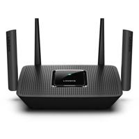 Linksys MR8300 wireless router Tri-band (2.4 GHz / 5 GHz / 5 GHz) Gigabit Ethernet Black - Linksys MR8300, Tri-band (2.4 GHz / 5 GHz / 5 GHz), Wi-Fi 5 (802.11ac), 802.11a,802.11b,802.11g,Wi-Fi 4 (802. - thumbnail
