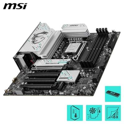 MSI B860M Moederbord Socket Intel LGA 1851 Vormfactor Micro-ATX Moederbord chipset Intel® B860