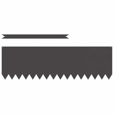 Tuinrand 10 pcs Zwart 100 x 0.05 x 20 cm Koudgewalst staal Tuinrand 10 pcs Zwart 100 x 0.05 x 20 cm Koudgewalst staal