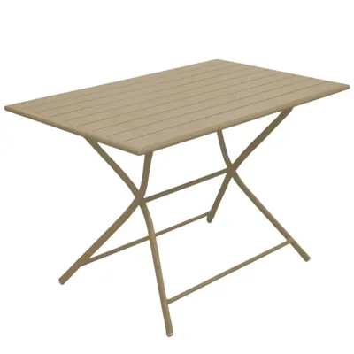 Inklapbare tuintafels GLOBE 110x70cm Sand