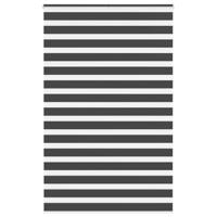 VidaXL Zebra rolgordijn 140x230 cm stofbreedte 135,9 cm zwart - thumbnail