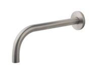 Wiesbaden SLIM 18mm uitloop rond 20 cm 1/2" geb.staal - thumbnail