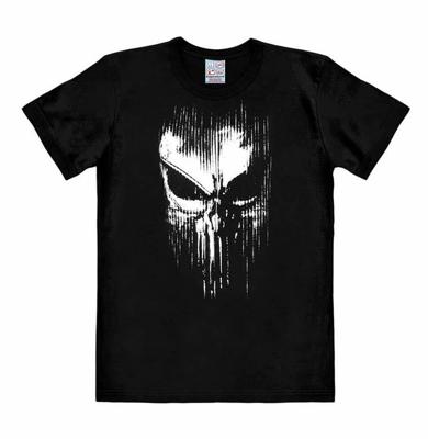 Marvel Easy Fit T-Shirt Punisher - Striped Skull Size XL
