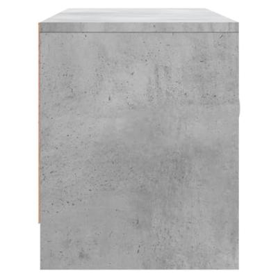 Tv-meubel 102x30x37,5 cm bewerkt hout betongrijs