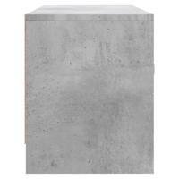 Tv-meubel 102x30x37,5 cm bewerkt hout betongrijs - thumbnail