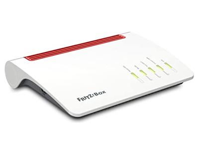 AVM FRITZ!Box 7590 International DSL/VDSL modem router, Mesh Master, Wi-Fi tot 1.733 Mbit/s (5GHz) + 800 Mbit/s (2,4 GHz), tot 300 MBit/s door VDSL-supervectoring 35b, MESH Wi-Fi, Mediaserver