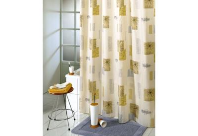 Wicotex douchegordijn textiel contrasti 180x200cm incl rin