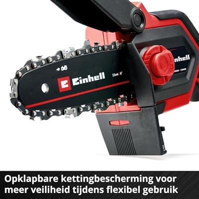 Einhell GE-PS 18/15 Li BL-Solo Power X-Change Accu-kettingzaag Accu Lengte mes 158 mm Zonder accu, Zonder lader