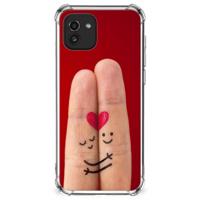 Samsung Galaxy A03 Anti Shock Bumper Case Liefde - Origineel Romantisch Cadeau - thumbnail