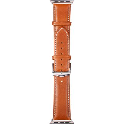dbramante1928 Copenhagen Watch Strap 38 / 40 mm tan / zilver - AW38GTSI0881