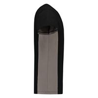 Tricorp T-shirt Bi-Color - Workwear - 102002 - zwart/grijs - maat M - thumbnail