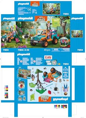 PLAYMOBIL Animals & Friends terreinwagen 71854