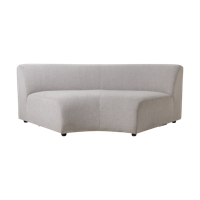 HKliving Jax bank round Sneak Light Grey - thumbnail