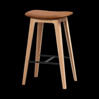 Nordic Bar Stool - Oak - thumbnail