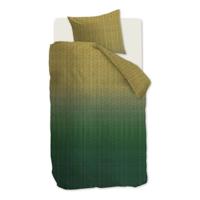 At Home At Home dekbedovertrek Straight oker - thumbnail
