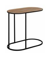 DTP Home Ovale Laptoptafel 'Terra' Teakhout, 65 x 35cm, kleur Naturel - thumbnail